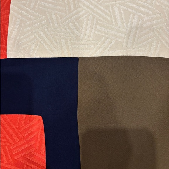 Diane Von Furstenberg Raegan #D946201L16W Silk Geometric Shift Dress Sz 6 - Picture 6 of 11